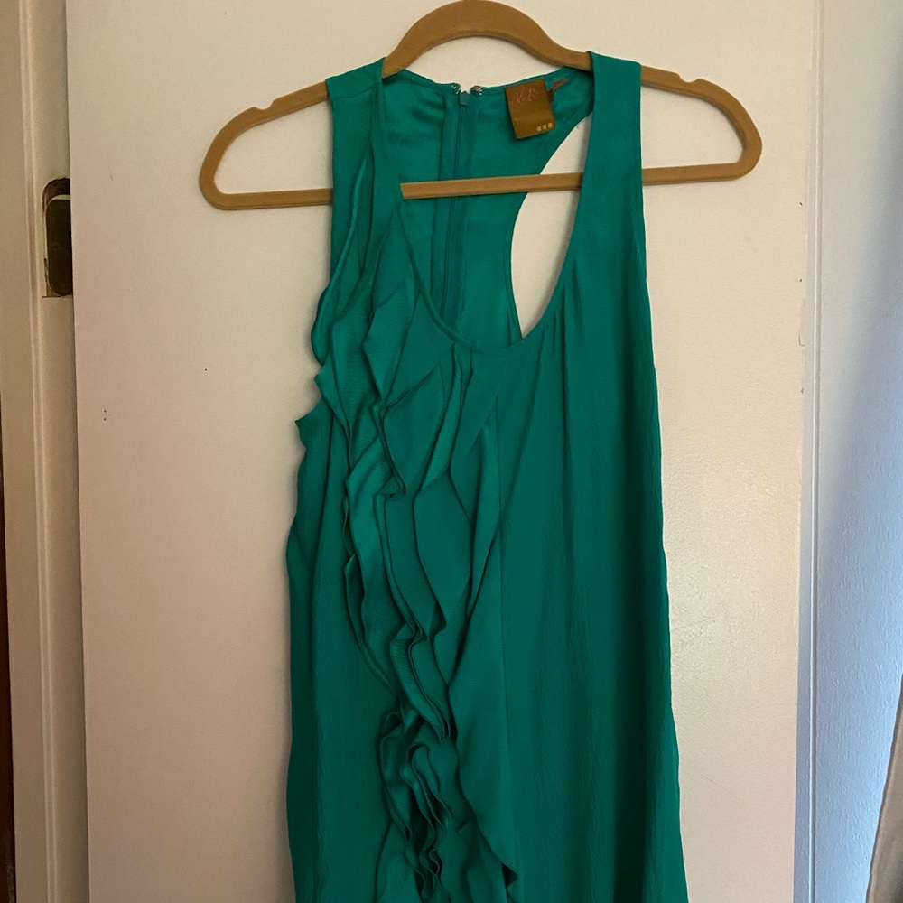 Ali Ro Green Sleeveless Dress Size 2